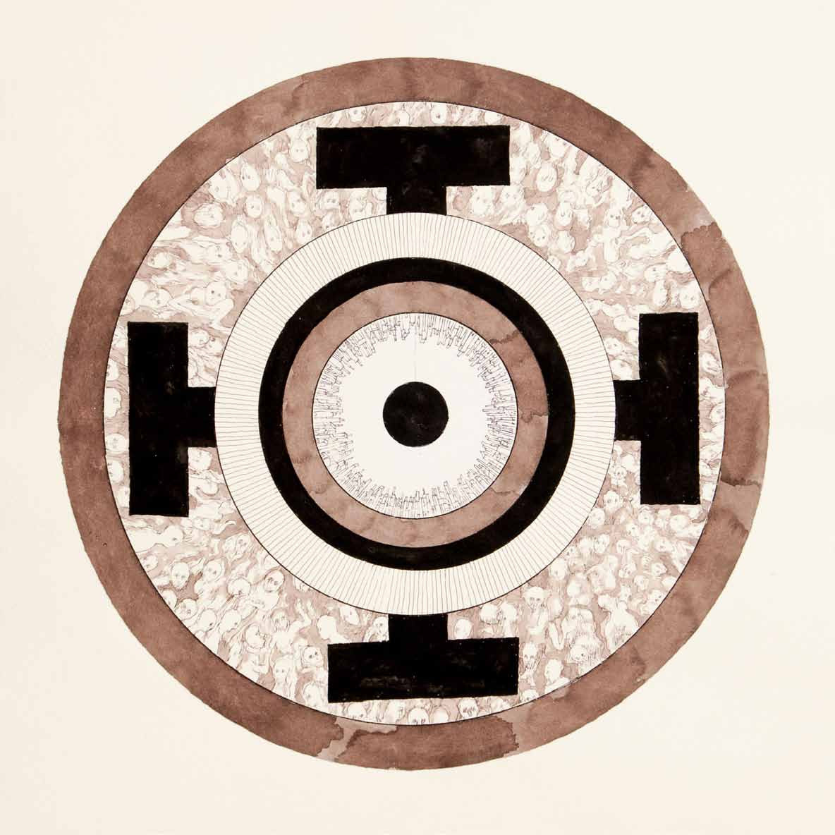 Mandala, painting, drawing, Andrzej Strumillo, Andrzej Strumillo, Mandala series, polish contemporary art, polish artist, contemporary art in modern Poland, contemporary polish artists, best polish painters, best polish artists, famous polish artists, Gallery Kordegarda, Kordegarda