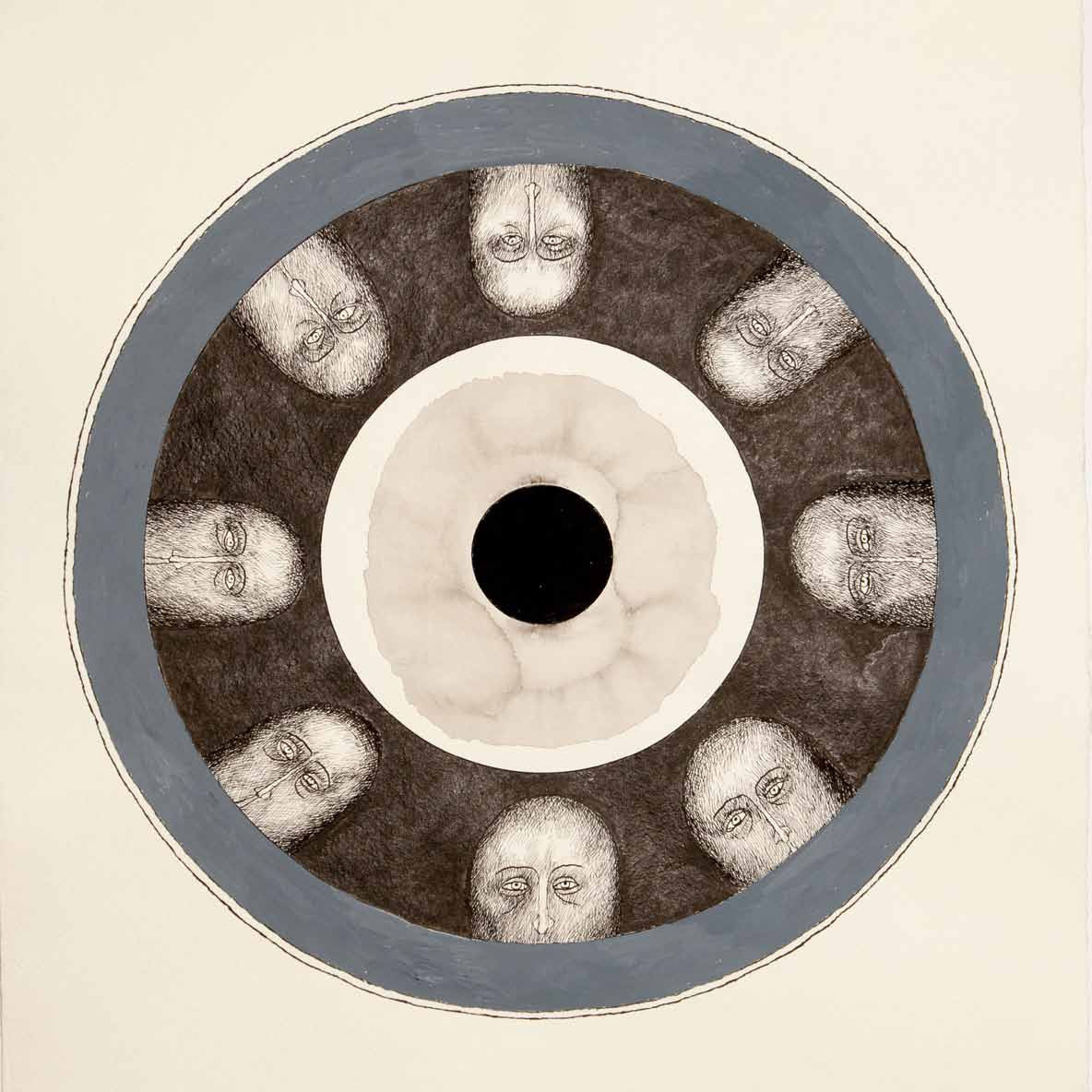 Mandala, painting, drawing, Andrzej Strumillo, Andrzej Strumillo, Mandala series, polish contemporary art, polish artist, contemporary art in modern Poland, contemporary polish artists, best polish painters, best polish artists, famous polish artists, Gallery Kordegarda, Kordegarda