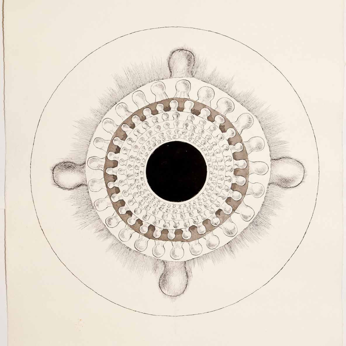 Mandala, painting, drawing, Andrzej Strumillo, Andrzej Strumillo, Mandala series, polish contemporary art, polish artist, contemporary art in modern Poland, contemporary polish artists, best polish painters, best polish artists, famous polish artists, Gallery Kordegarda, Kordegarda