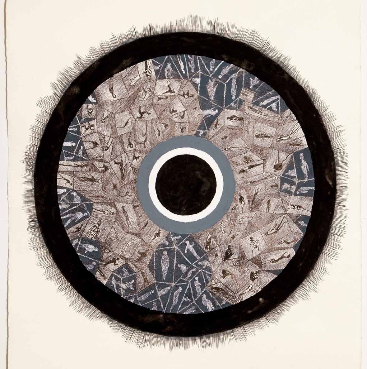 Mandala, painting, drawing, Andrzej Strumillo, Andrzej Strumillo, Mandala series, polish contemporary art, polish artist, contemporary art in modern Poland, contemporary polish artists, best polish painters, best polish artists, famous polish artists, Gallery Kordegarda, Kordegarda