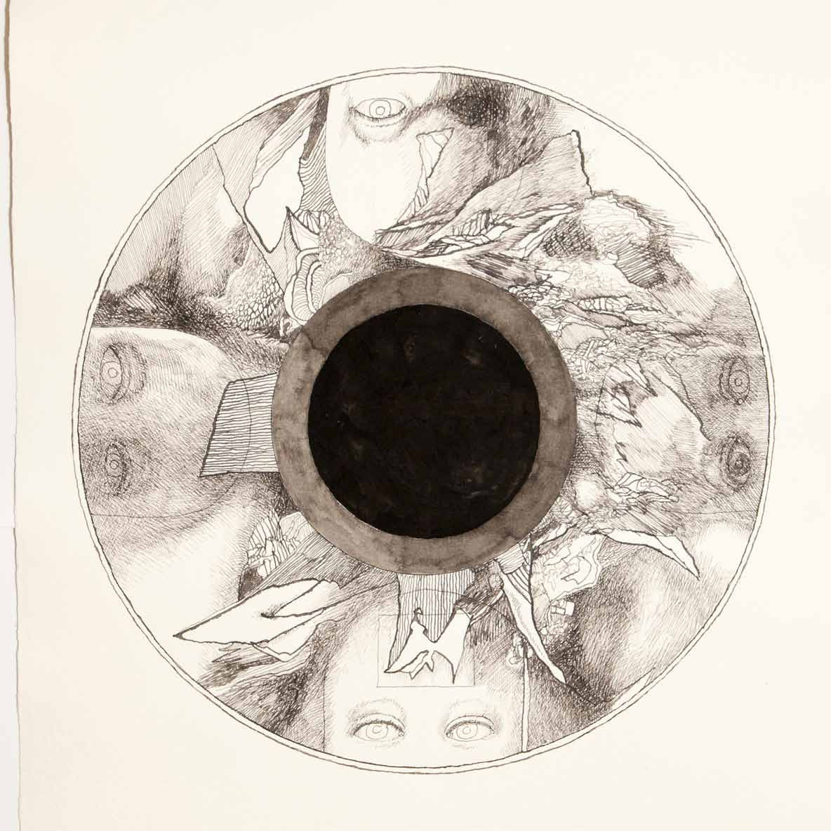 Mandala, painting, drawing, Andrzej Strumillo, Andrzej Strumillo, Mandala series, polish contemporary art, polish artist, contemporary art in modern Poland, contemporary polish artists, best polish painters, best polish artists, famous polish artists, Gallery Kordegarda, Kordegarda