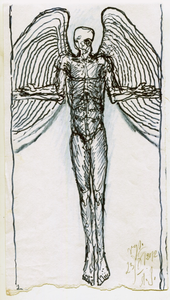 FLIGHT, sketches for paintings. Andrzej Strumillo