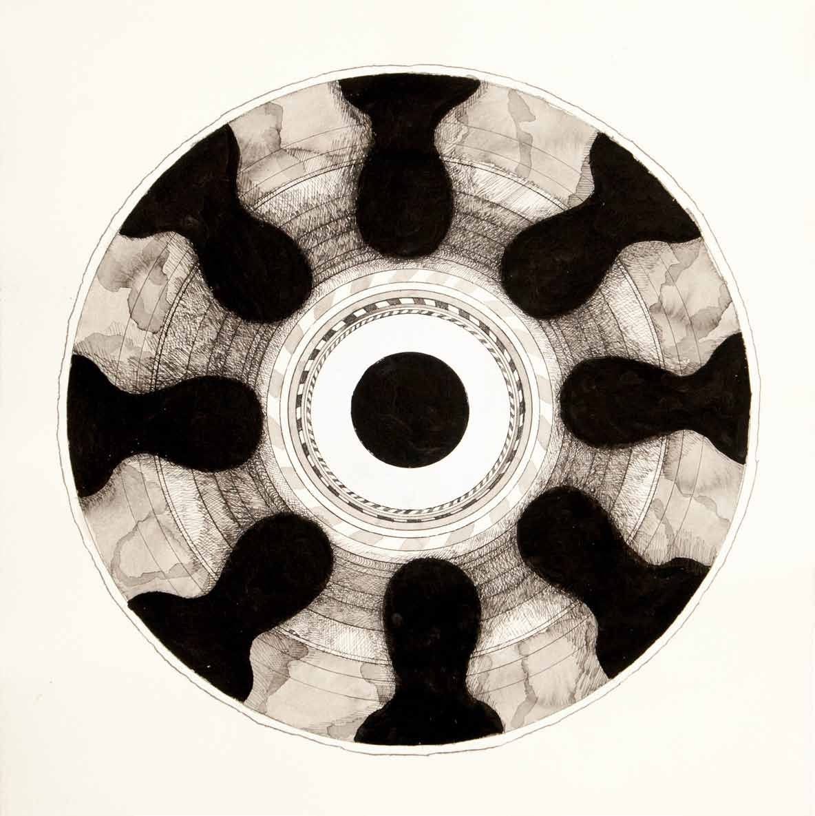 Mandala, painting, drawing, Andrzej Strumillo, Andrzej Strumillo, Mandala series, polish contemporary art, polish artist, contemporary art in modern Poland, contemporary polish artists, best polish painters, best polish artists, famous polish artists, Gallery Kordegarda, Kordegarda