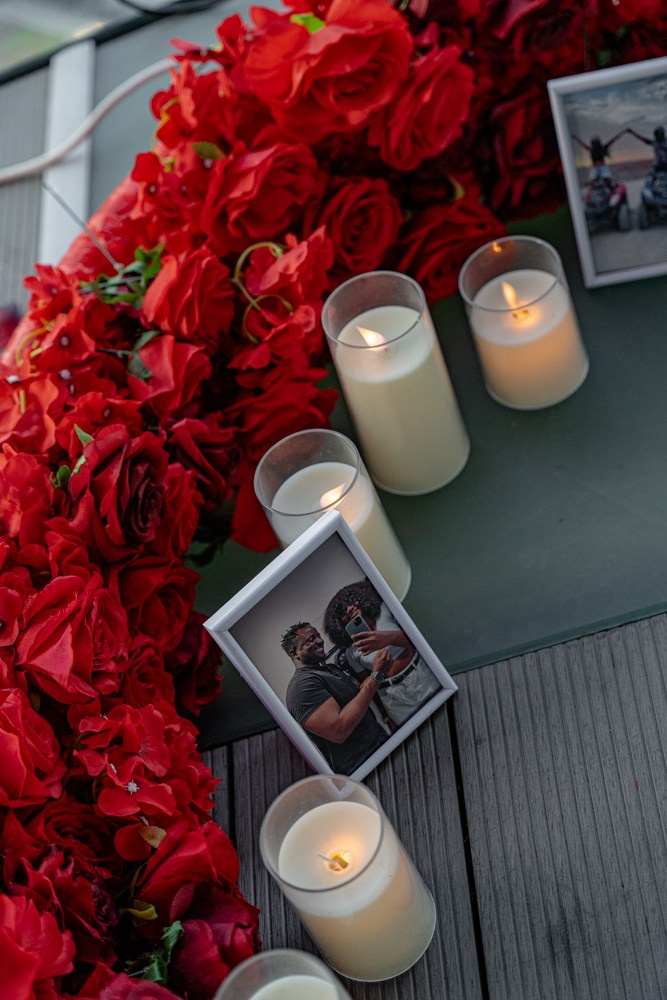 Proposal at the Arena Tower. Tonya Kyrylenko photographer in London
