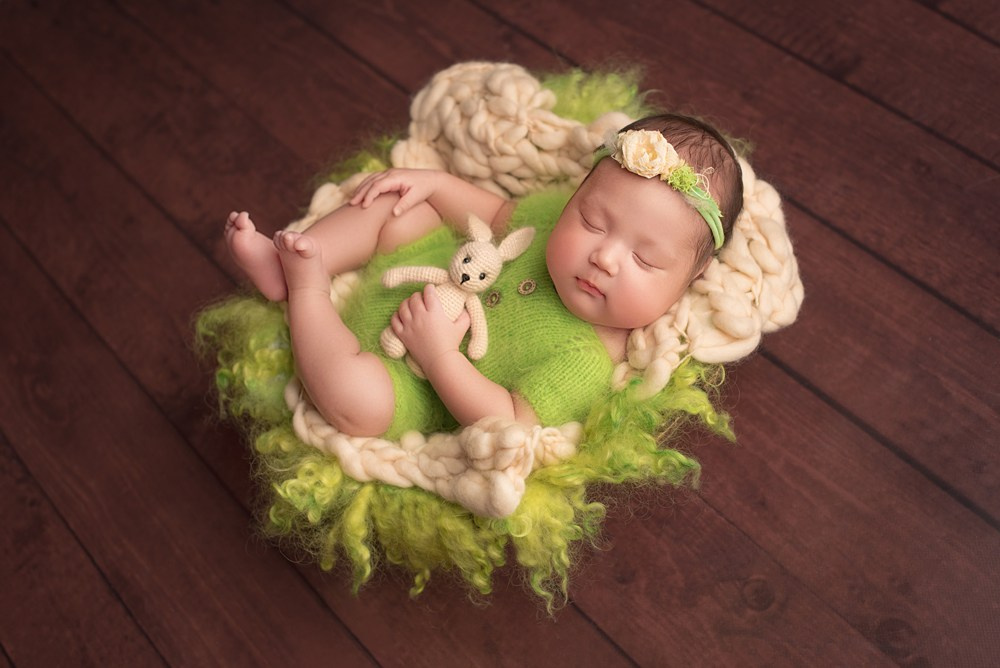 Sesja noworodkowa dla dziewczynki w Trójmieście - Natalia Lucko