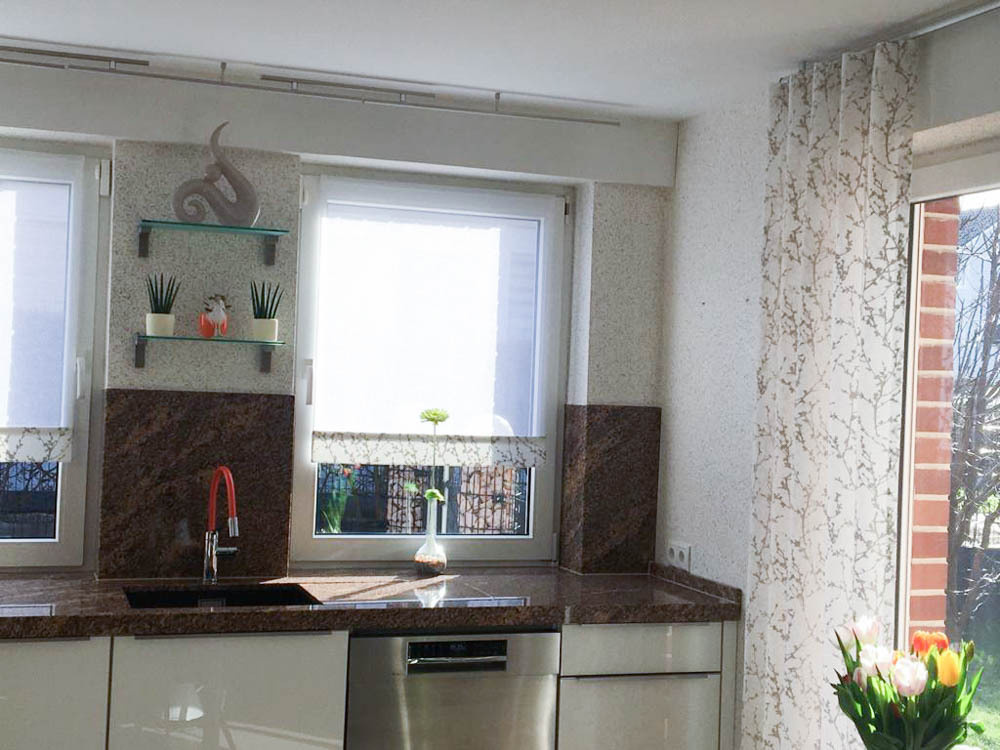 Кухня-столовая / Küche & Essbereich ➜. Oksana Paul-Gardinen-Design Oksana Paul ✧ Art of Gardinen & Textile Design ✧ Polymer Clay Art & Handmade Creatures