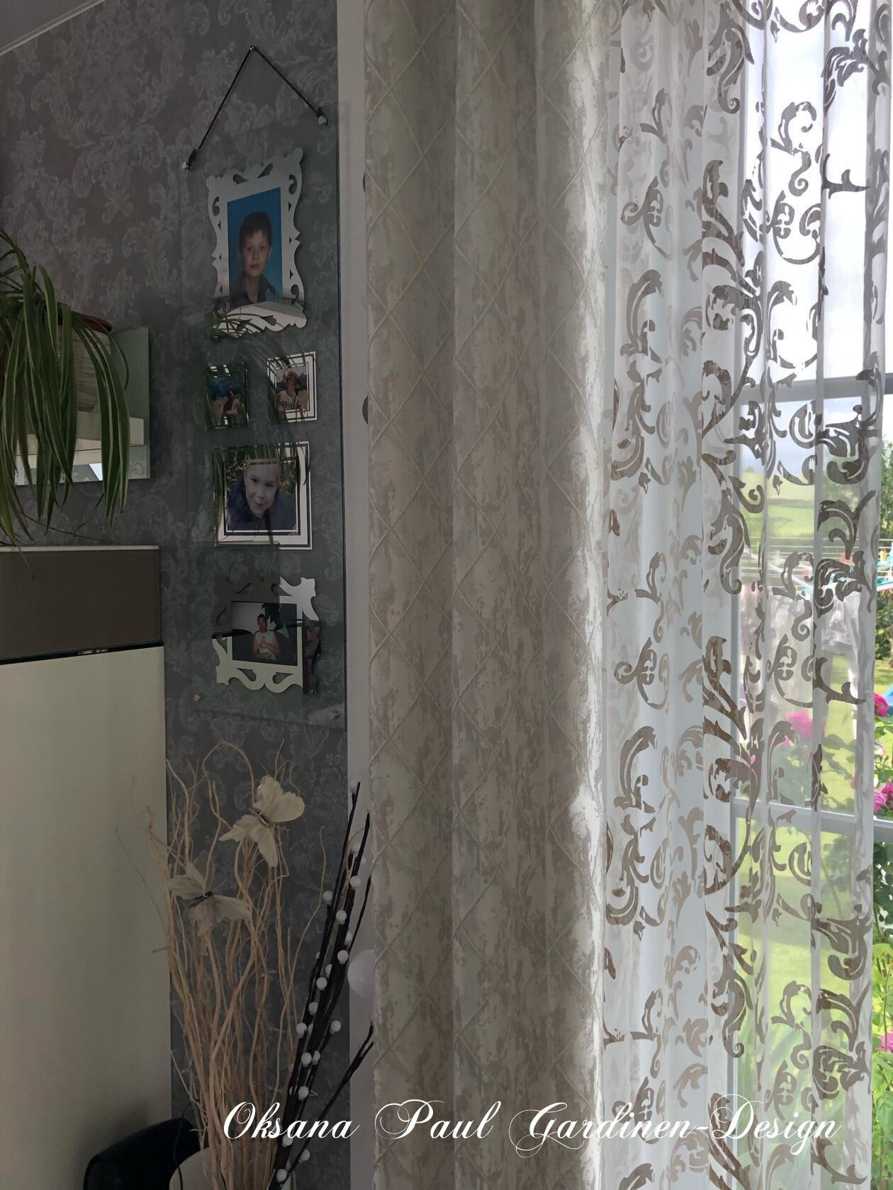 Оксана Пауль,Oksana Paul ,Wellenband ,Vorhänge, шторы ,гардины ,Gardinen design ,ok-paul,paul-design