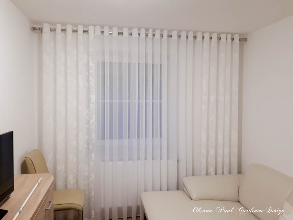 Шторы на кольцах / Ösenvorhänge. Oksana Paul-Gardinen-Design Oksana Paul ✧ Art of Gardinen & Textile Design ✧ Polymer Clay Art & Handmade Creatures