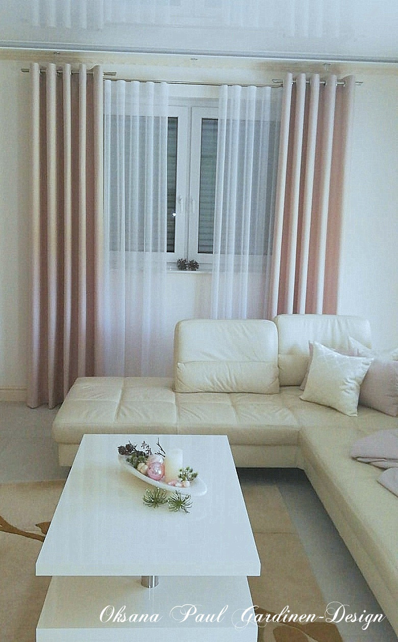 Шторы на кольцах / Ösenvorhänge. Oksana Paul-Gardinen-Design Oksana Paul ✧ Art of Gardinen & Textile Design ✧ Polymer Clay Art & Handmade Creatures