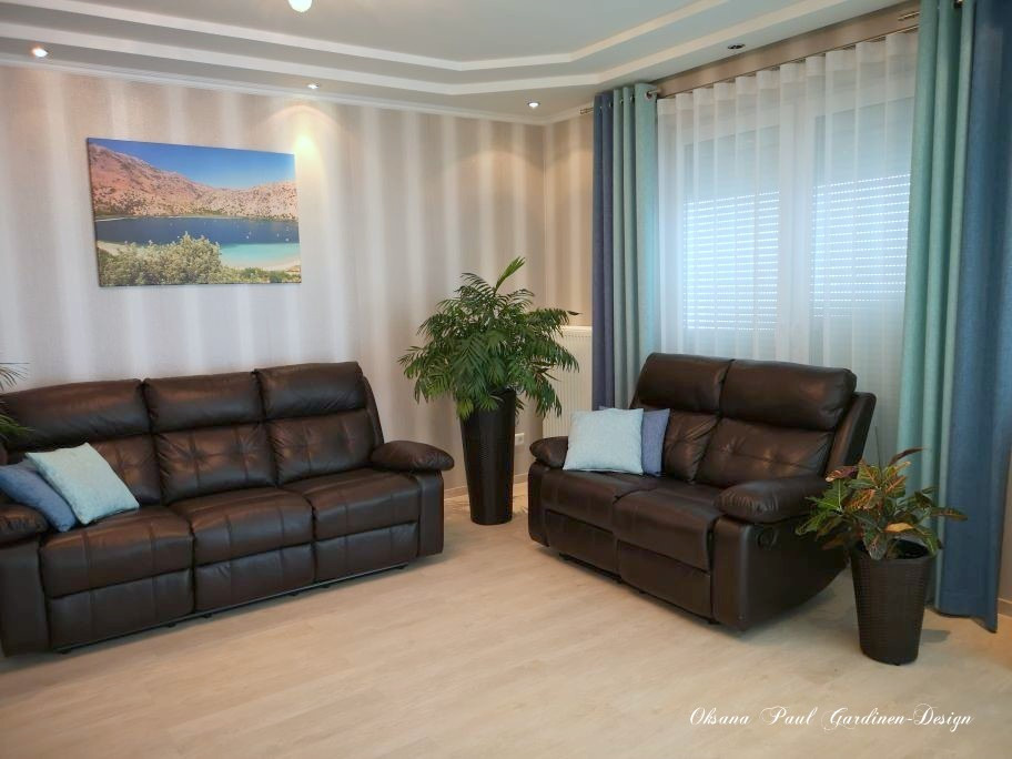 Гостиная / Wohnzimmer ➜. Oksana Paul-Gardinen-Design Oksana Paul ✧ Art of Gardinen & Textile Design ✧ Polymer Clay Art & Handmade Creatures