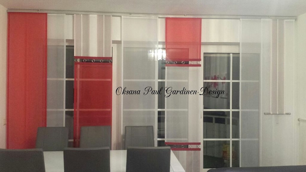 Японские панели / Schiebevorhänge. Oksana Paul-Gardinen-Design Oksana Paul ✧ Art of Gardinen & Textile Design ✧ Polymer Clay Art & Handmade Creatures