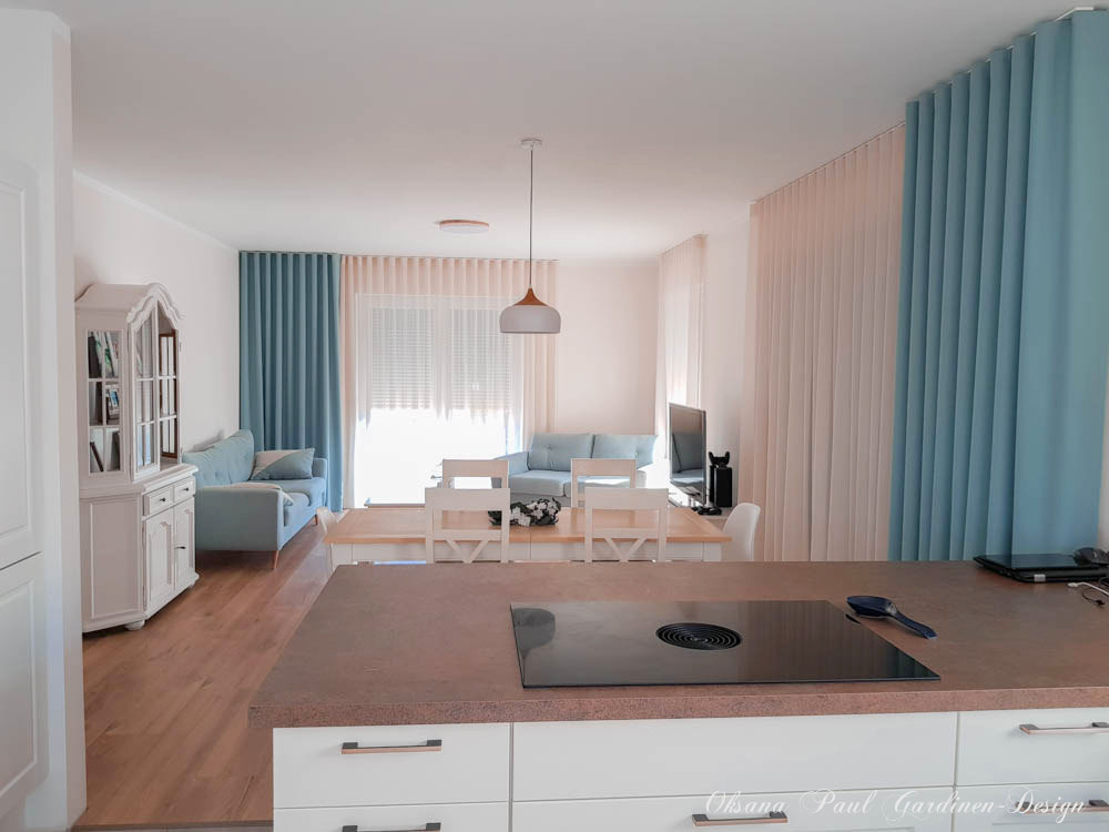 Шторы на волне / Wellenband-Gardinen. Oksana Paul-Gardinen-Design Oksana Paul ✧ Art of Gardinen & Textile Design ✧ Polymer Clay Art & Handmade Creatures