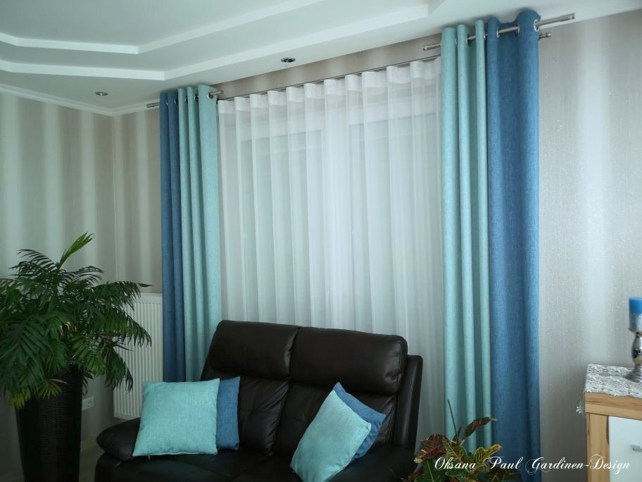 Гостиная / Wohnzimmer ➜. Oksana Paul-Gardinen-Design Oksana Paul ✧ Art of Gardinen & Textile Design ✧ Polymer Clay Art & Handmade Creatures