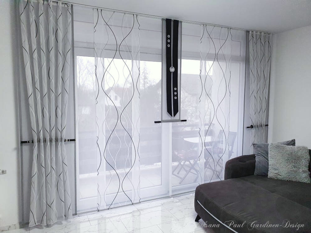 Японские панели / Schiebevorhänge. Oksana Paul-Gardinen-Design Oksana Paul ✧ Art of Gardinen & Textile Design ✧ Polymer Clay Art & Handmade Creatures