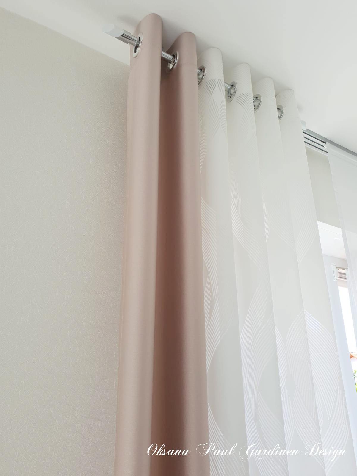 Шторы на кольцах / Ösenvorhänge. Oksana Paul-Gardinen-Design Oksana Paul ✧ Art of Gardinen & Textile Design ✧ Polymer Clay Art & Handmade Creatures