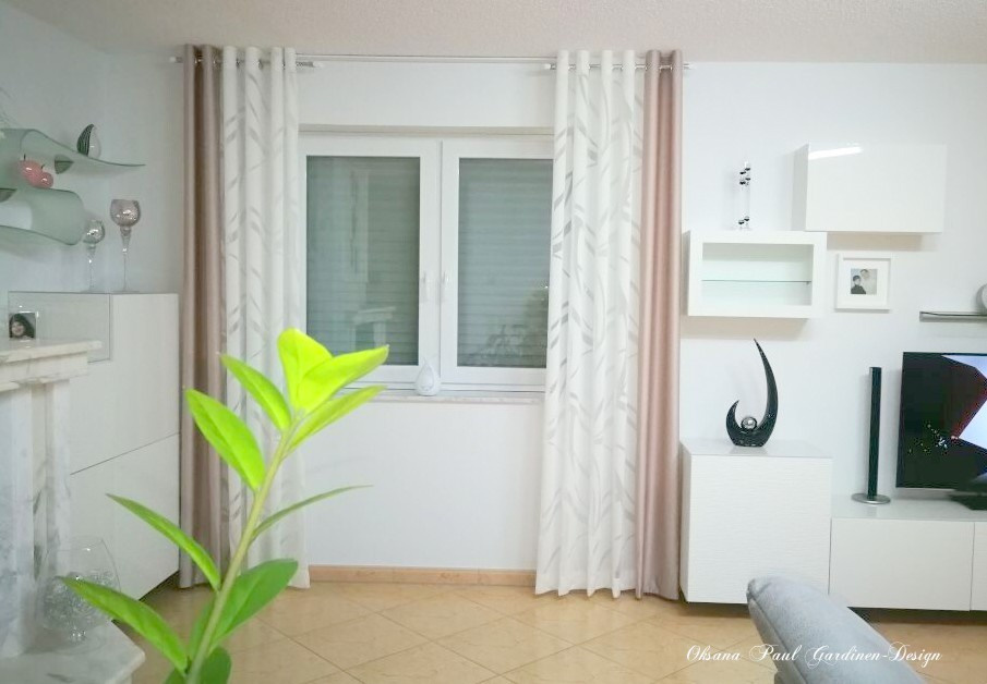 Шторы на кольцах / Ösenvorhänge. Oksana Paul-Gardinen-Design Oksana Paul ✧ Art of Gardinen & Textile Design ✧ Polymer Clay Art & Handmade Creatures