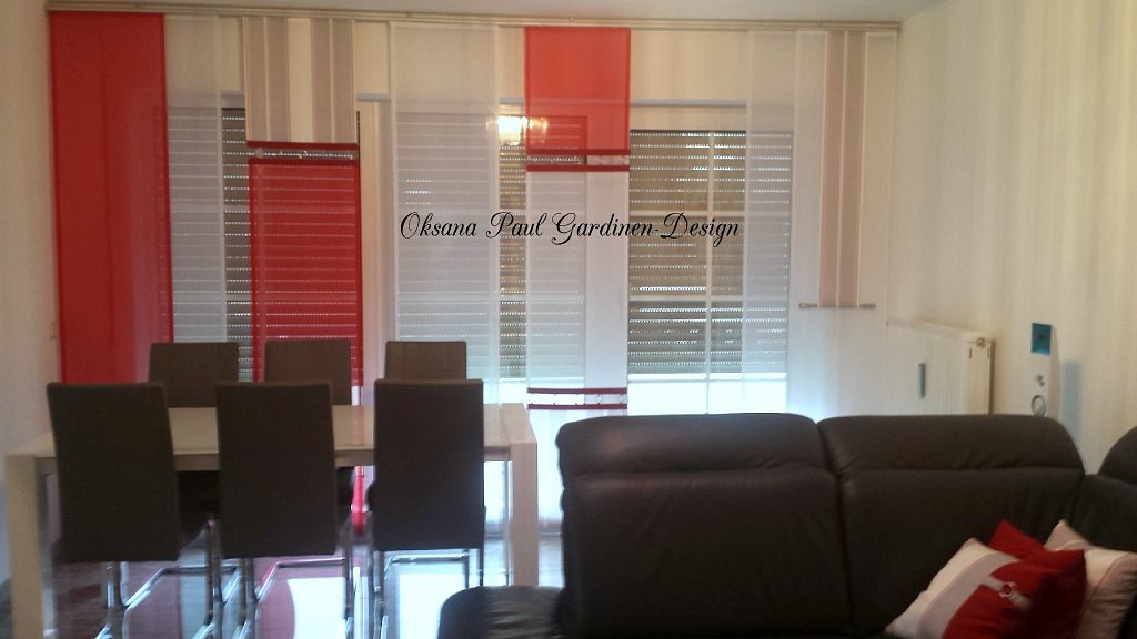 Японские панели / Schiebevorhänge. Oksana Paul-Gardinen-Design Oksana Paul ✧ Art of Gardinen & Textile Design ✧ Polymer Clay Art & Handmade Creatures