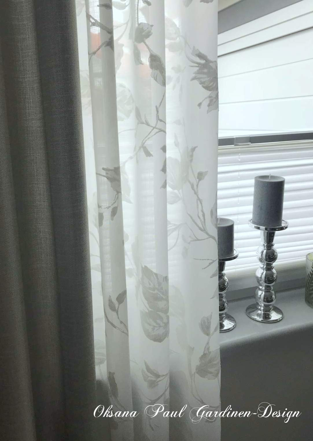 Шторы на кольцах / Ösenvorhänge. Oksana Paul-Gardinen-Design Oksana Paul ✧ Art of Gardinen & Textile Design ✧ Polymer Clay Art & Handmade Creatures