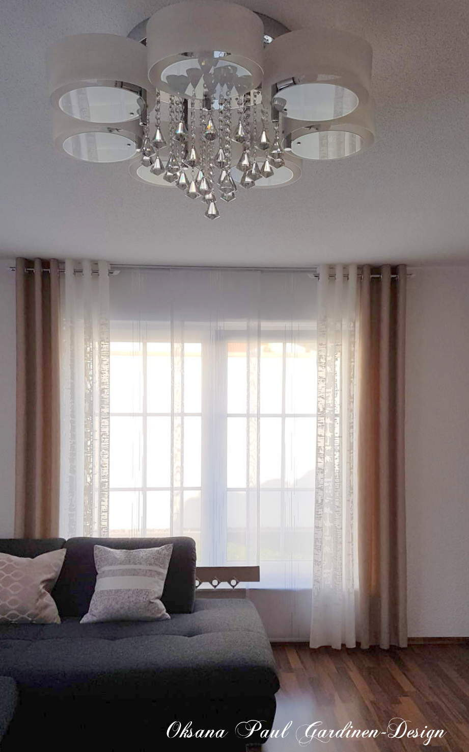 Гостиная / Wohnzimmer ➜. Oksana Paul-Gardinen-Design Oksana Paul ✧ Art of Gardinen & Textile Design ✧ Polymer Clay Art & Handmade Creatures