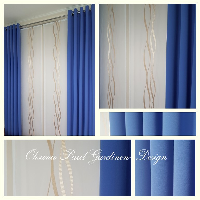 Шторы на кольцах / Ösenvorhänge. Oksana Paul-Gardinen-Design Oksana Paul ✧ Art of Gardinen & Textile Design ✧ Polymer Clay Art & Handmade Creatures