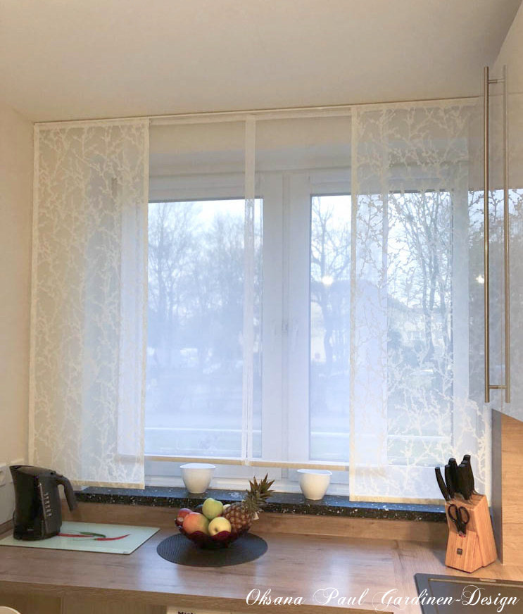 Японские панели / Schiebevorhänge. Oksana Paul-Gardinen-Design Oksana Paul ✧ Art of Gardinen & Textile Design ✧ Polymer Clay Art & Handmade Creatures