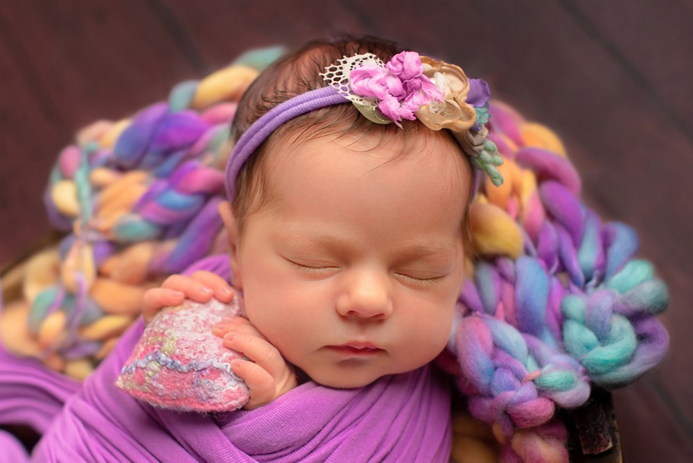 Sesja noworodkowa dla dziewczynki w Trójmieście - Natalia Lucko