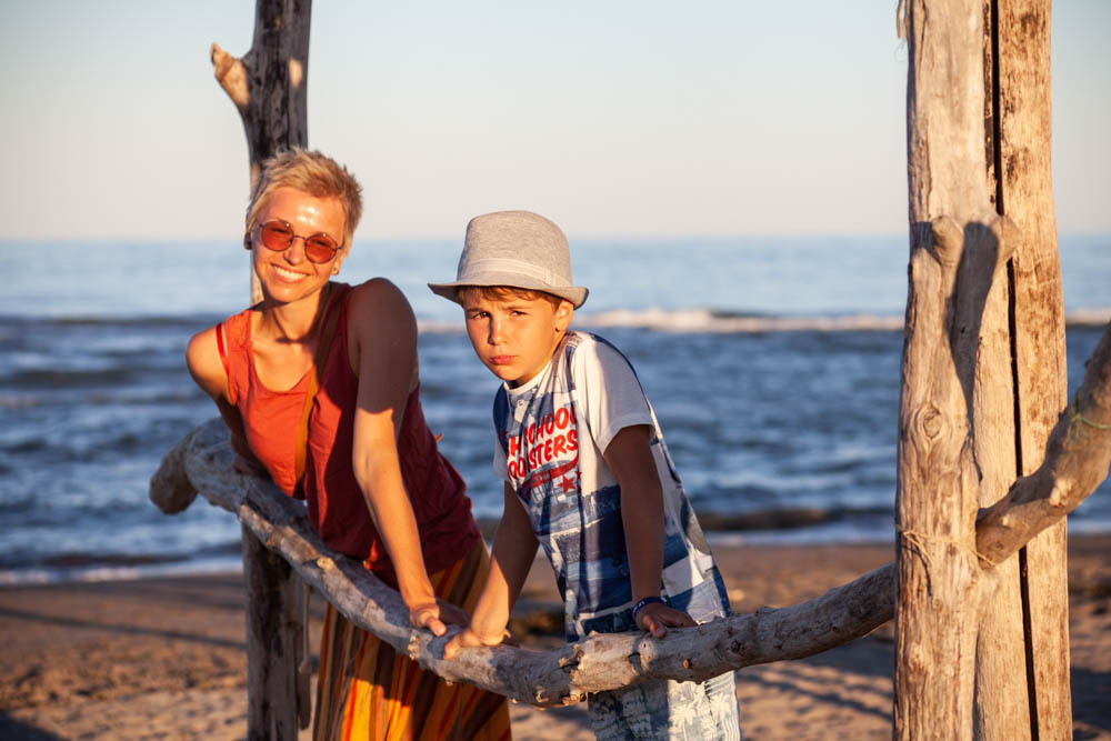 Marina with children. Nina Janeckova Fotografin und Videografin am Bodensee