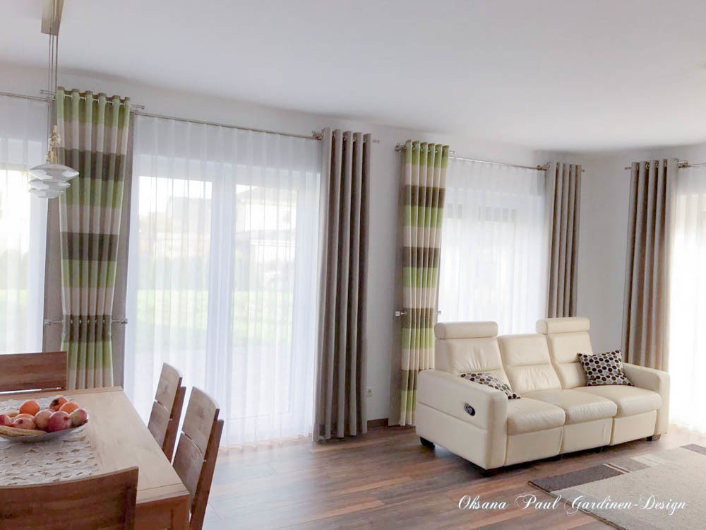 Гостиная / Wohnzimmer ➜. Oksana Paul-Gardinen-Design Oksana Paul ✧ Art of Gardinen & Textile Design ✧ Polymer Clay Art & Handmade Creatures