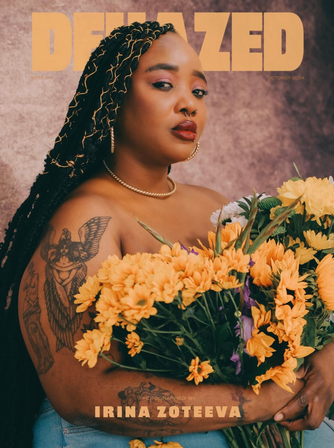 Studio portrait. Magazine cover by Irina Zoteeva art photographer in Solihull and Birmingham