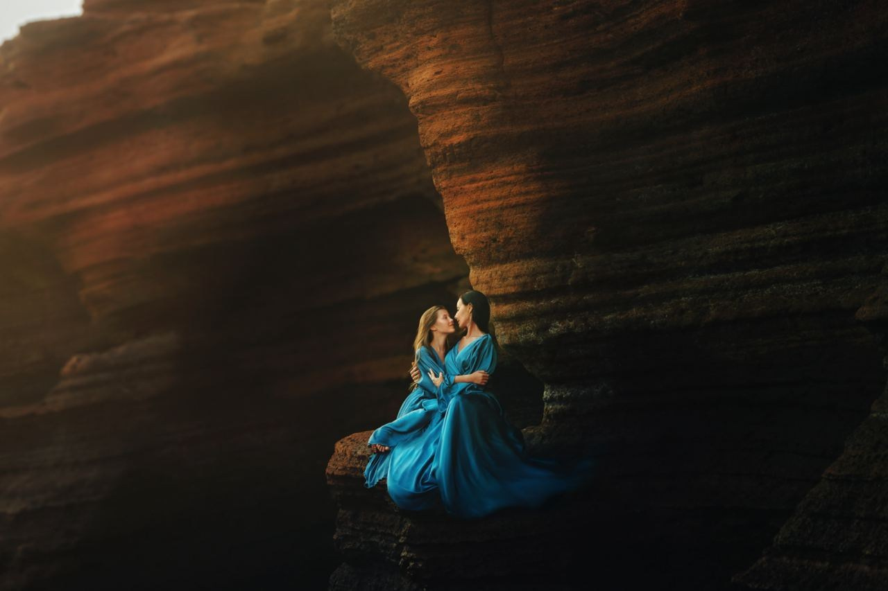 Синие платья 40+20€. Профессиональный фотограф на Тенерифе