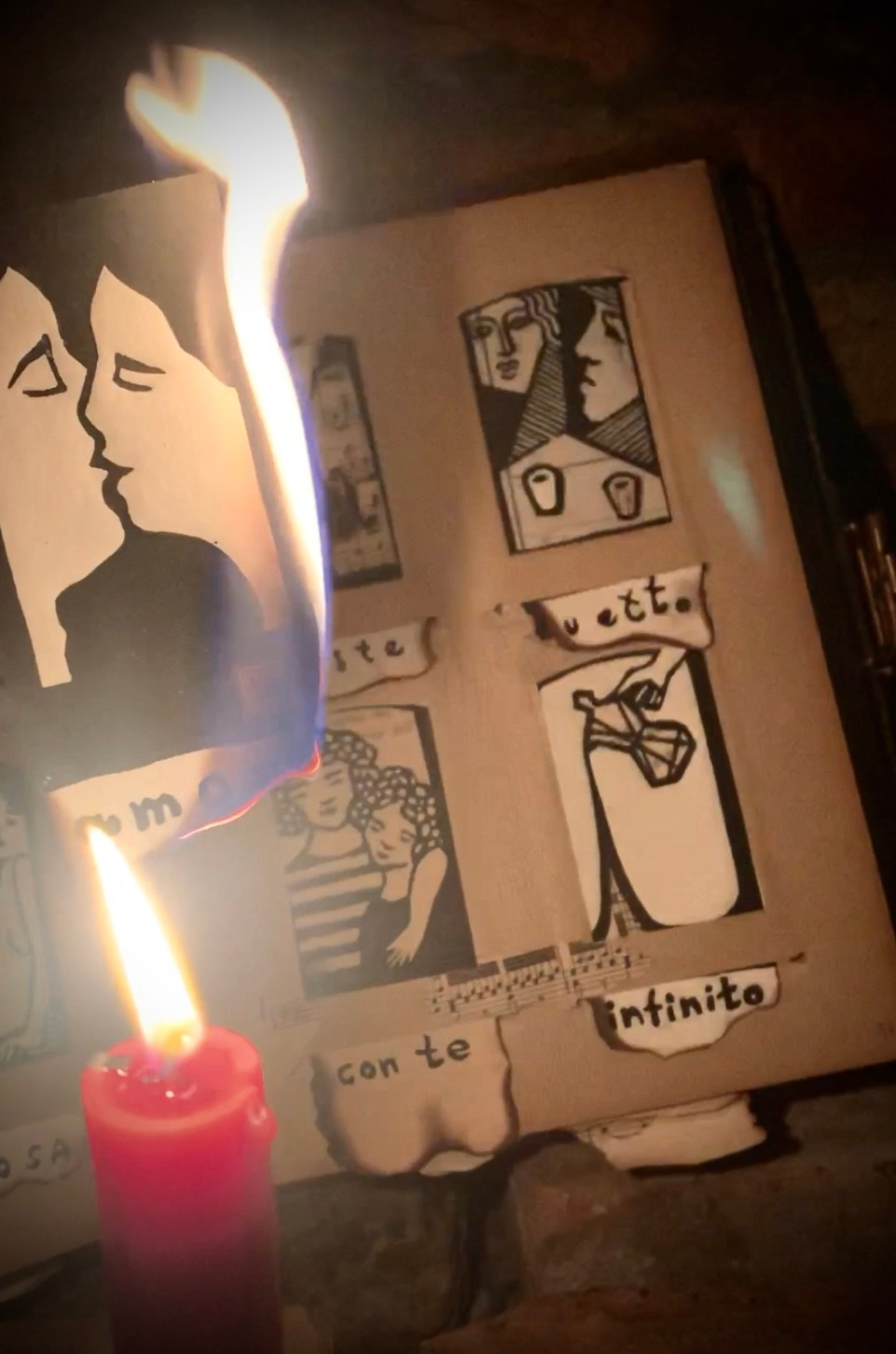 Gesto artistico, fuoco