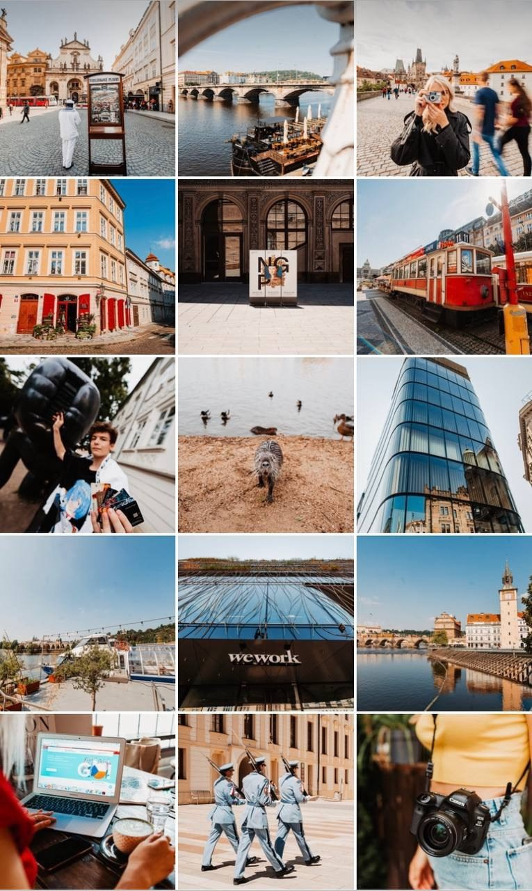 Візуальний дизайн для особистих та бізнес блогів IG. ANNA-MARIA PHOTO CONTENT CREATOR — фотограф, естет, художник і візуальний експерт Instagram у Празі
