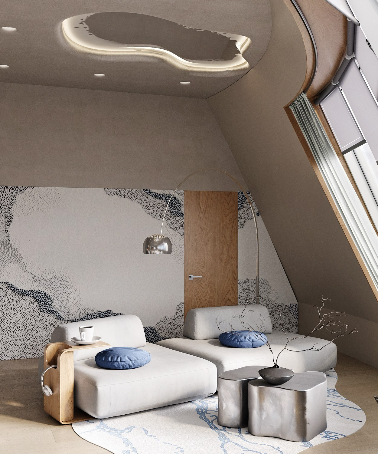 Living spaces. Interior design by Yuliya Shpeter