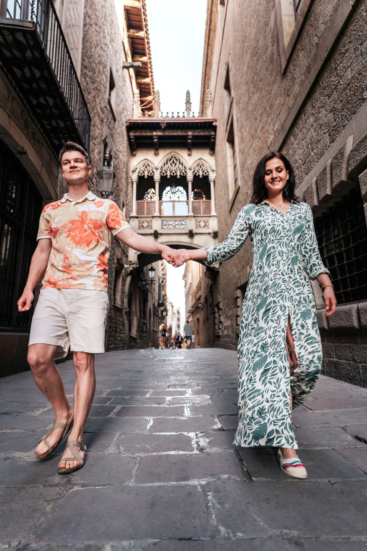 Engagement photographer Barcelona, Barri Gotico