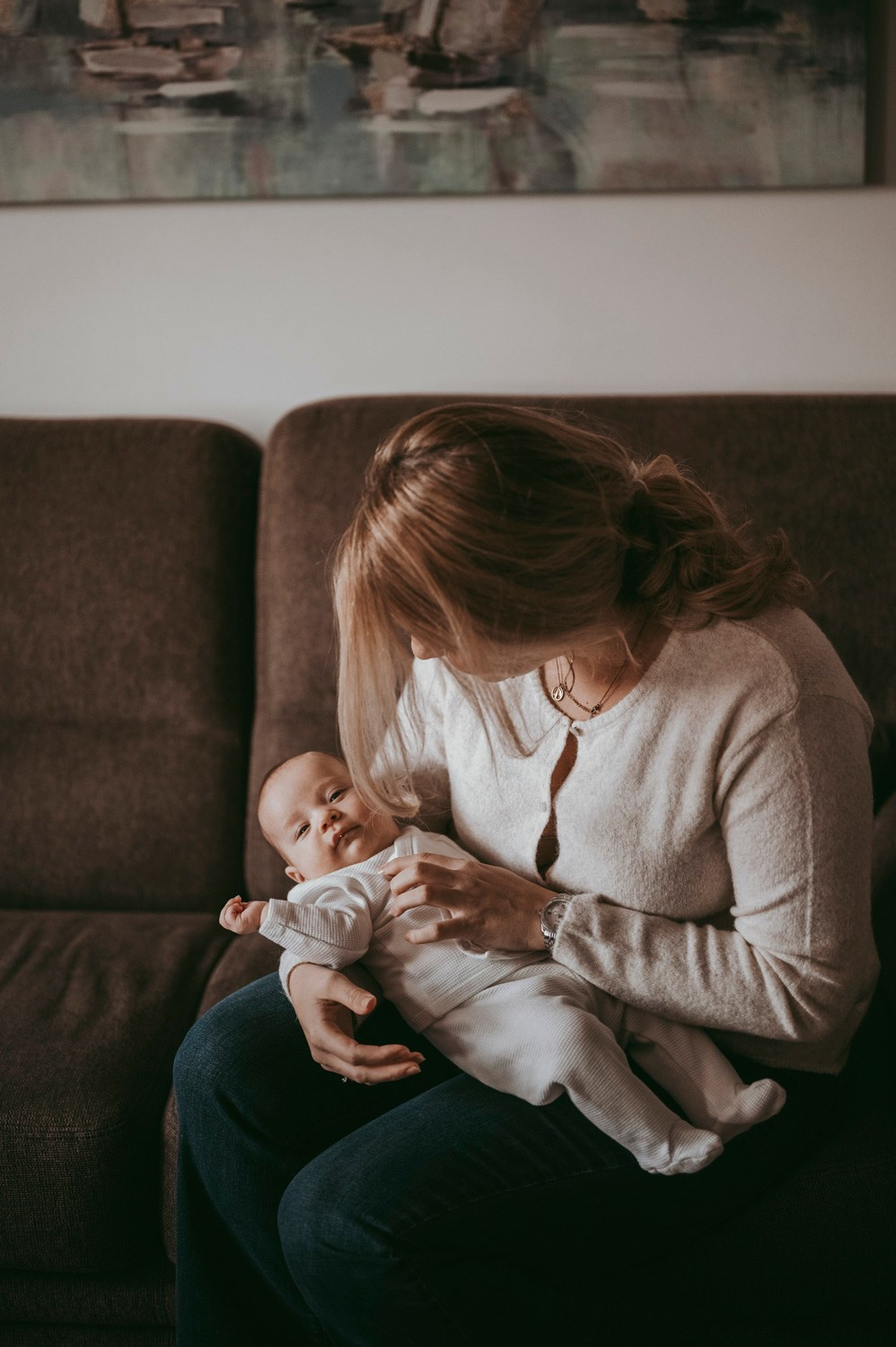 Porodicno fotografisanje sa bebom kod kuce / Ivana Miroslav i Nadica. Deciji i porodicni fotograf u Beogradu Oksana Skendzic
