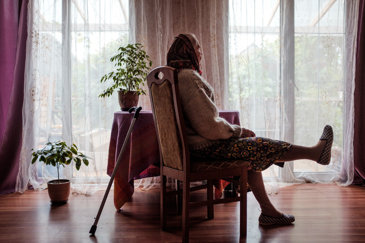 Diana, 91 years old, single, no children, one abortion