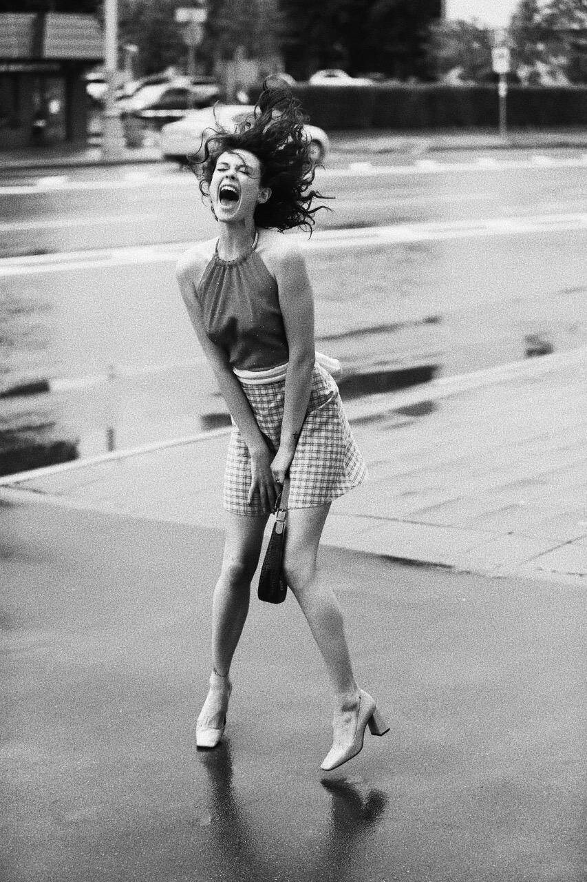 Black and white. Anastasia Fedoseeva / The Street Pie — streetstyle photographer