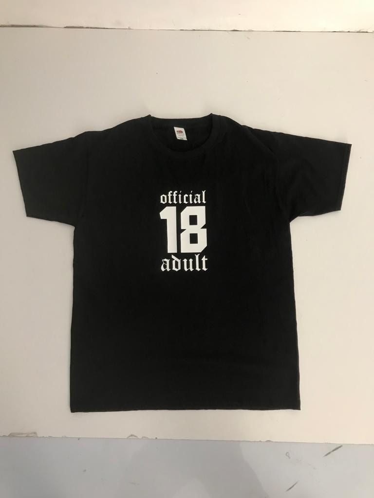 REGALO MAGLIA 18 ANNI. Stampa express Roma Tuscolana