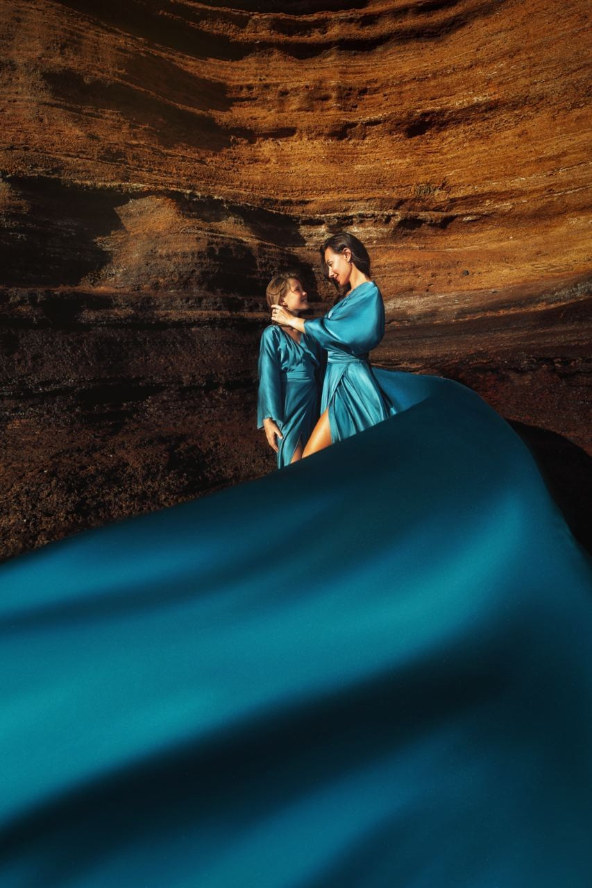 Синие платья 40+20€. Профессиональный фотограф на Тенерифе