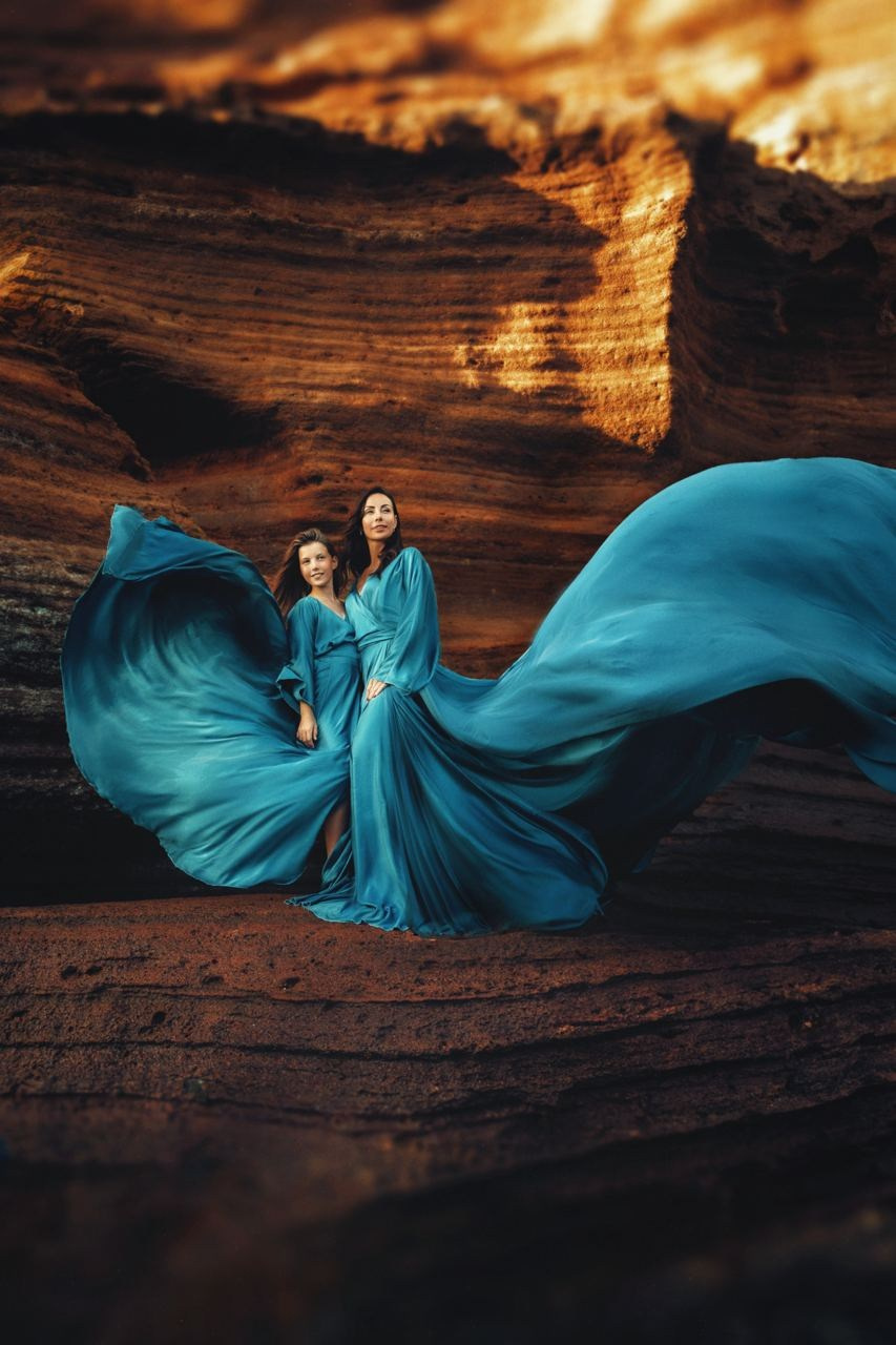 Синие платья 40+20€. Профессиональный фотограф на Тенерифе