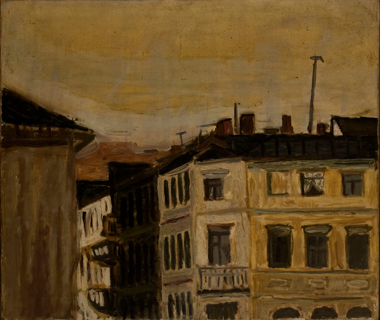 Nasza ziemia, wczesne prace, 1945 - 1070, malarstwo , Andrzej Strumiłło, Andrzej Strumillo, polska sztuka współczesna, polski artysta, sztuka współczesna we współczesnej Polsce, współcześni polscy artyści, najlepsi polscy malarze, najlepsi polscy artyści, znani polscy artyści, 