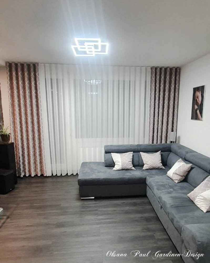 Гостиная / Wohnzimmer ➜. Oksana Paul-Gardinen-Design Oksana Paul ✧ Art of Gardinen & Textile Design ✧ Polymer Clay Art & Handmade Creatures