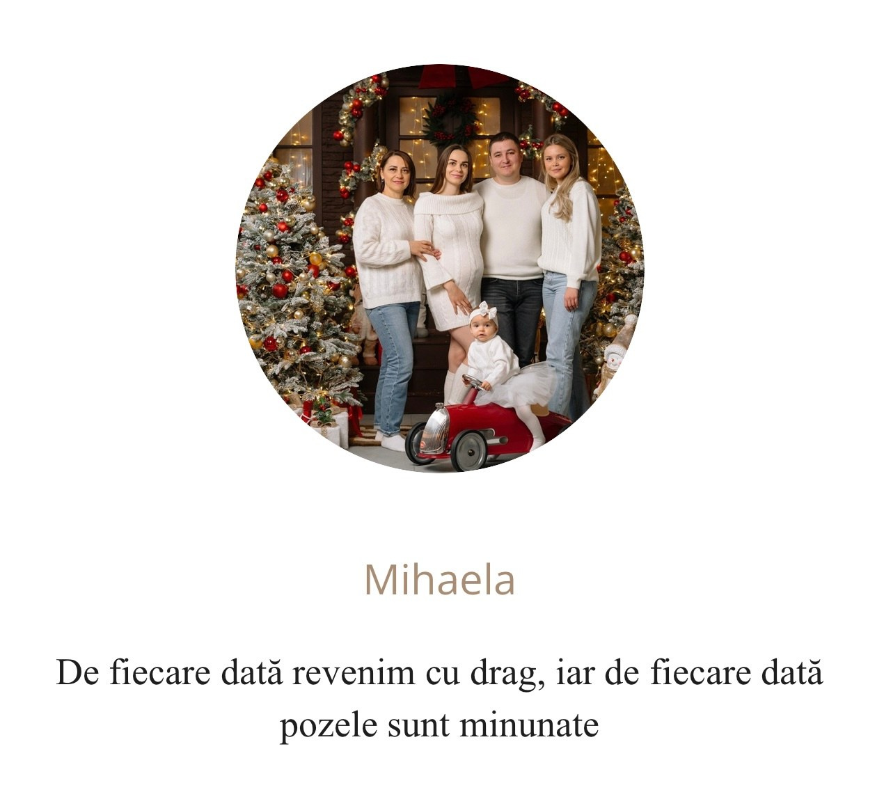 Sesiune foto de Crăciun. Diana Muntean Photography