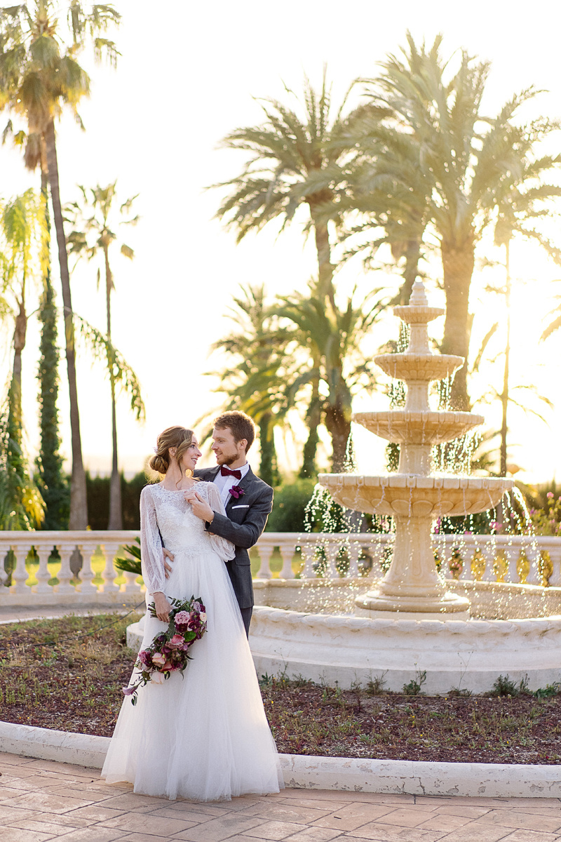 Свадебный фотограф в Аликанте, фотосессия на вилле. Фотограф и визажист Анастасия Гусарова