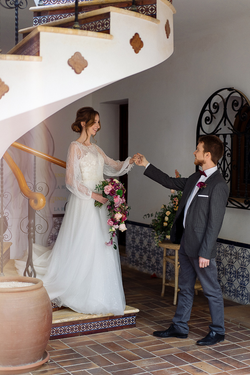 Свадебный фотограф в Аликанте, фотосессия на вилле. Фотограф и визажист Анастасия Гусарова