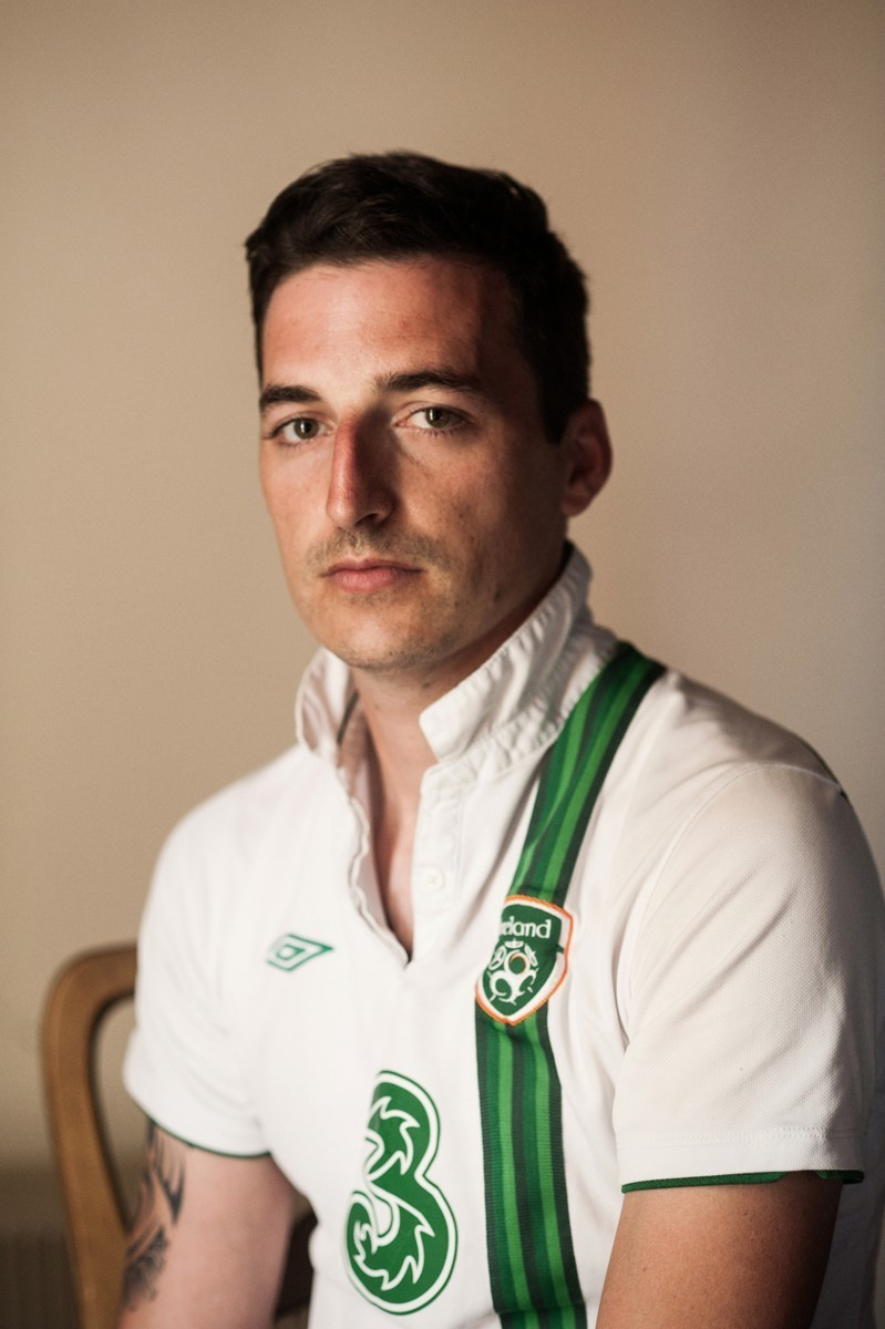 Portrait of a young man from a summer Art school in Marfa, Texas.