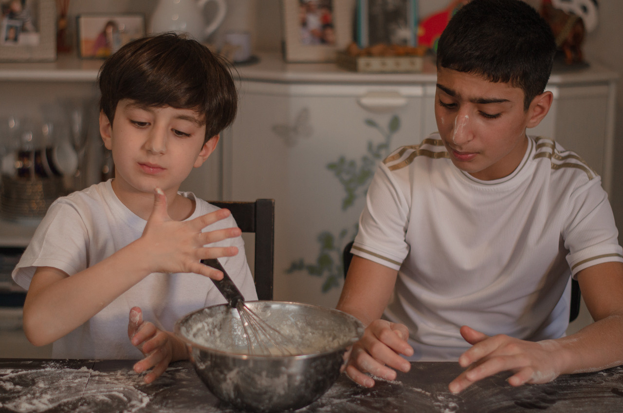 Goûter en famille. Ekaterina Brevet - photographe de mariage