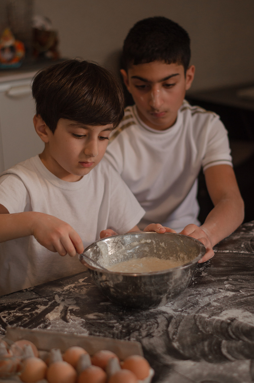 Goûter en famille. Ekaterina Brevet - photographe de mariage