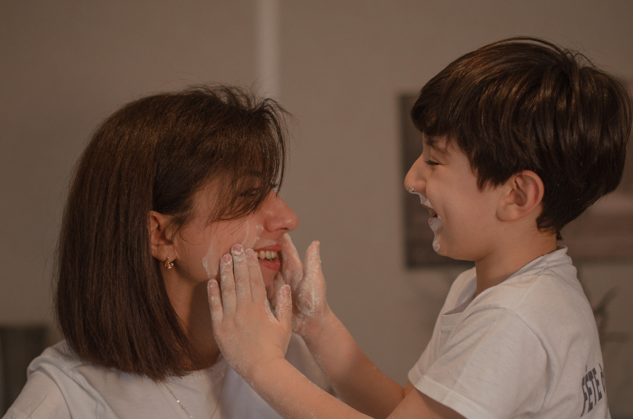 Goûter en famille. Ekaterina Brevet - photographe de mariage