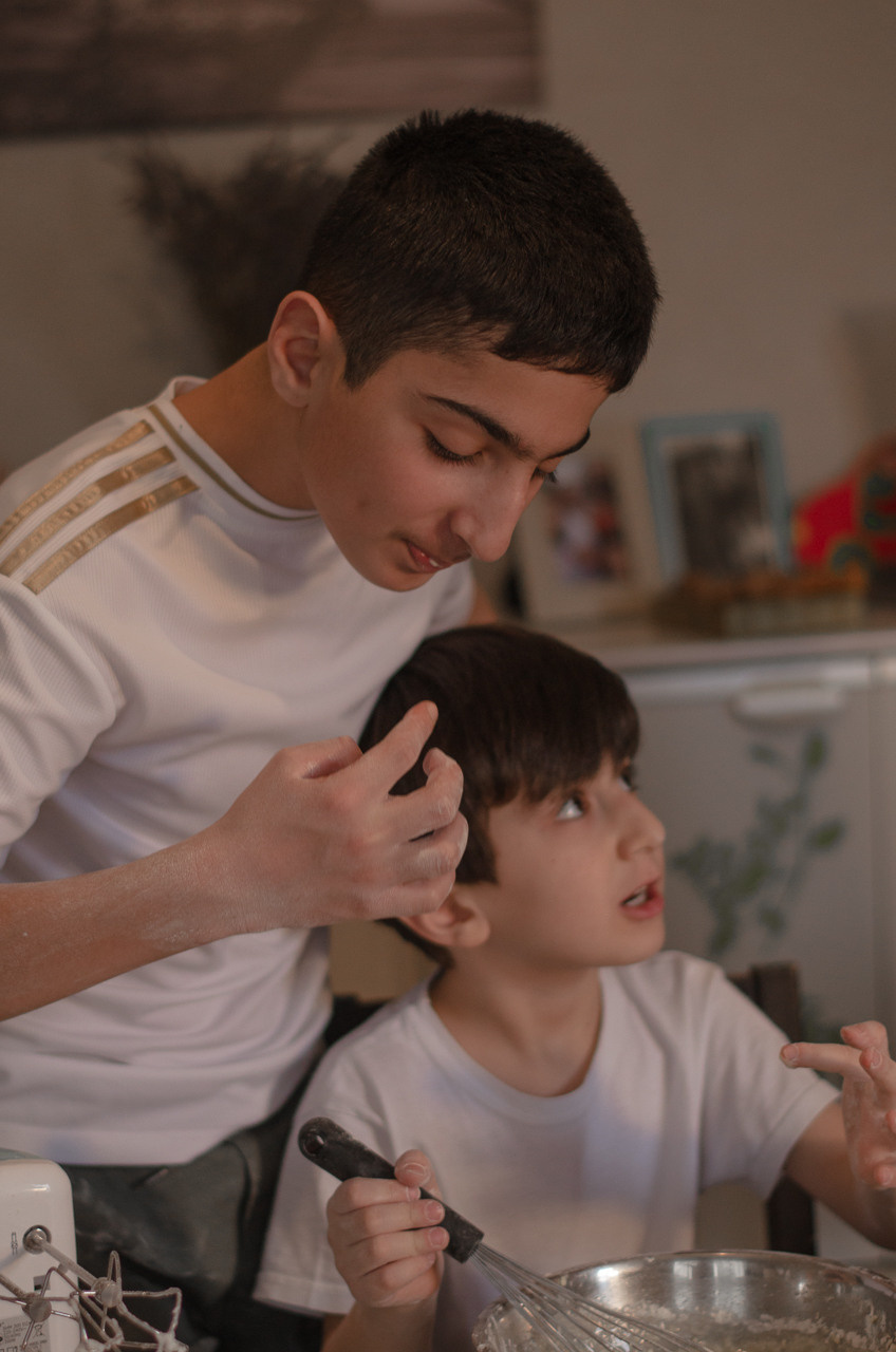 Goûter en famille. Ekaterina Brevet - photographe de mariage